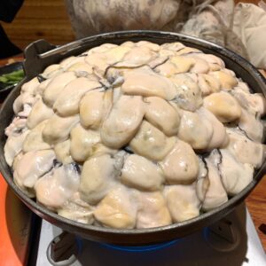 ネコブログ 牡蠣鍋💕