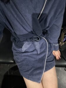 モモブログ あけおめ出勤(^｡^)